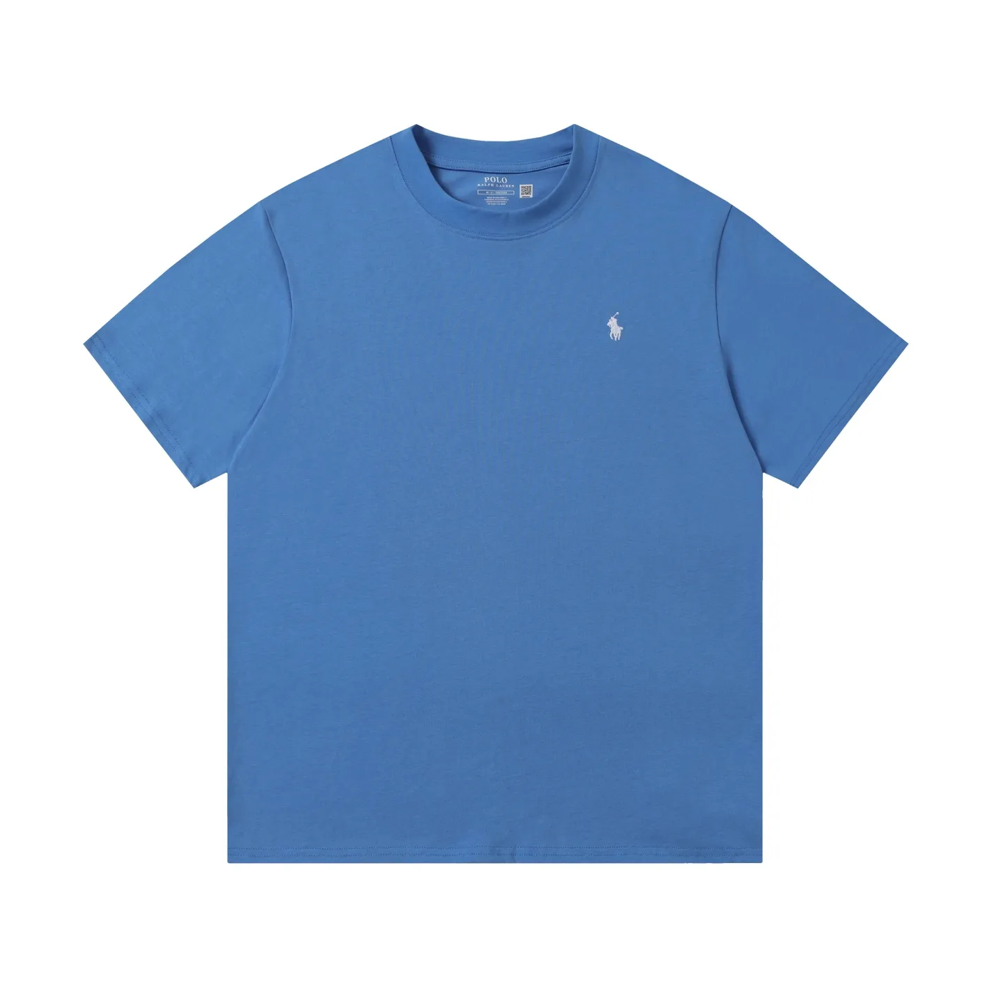 P114 Style number: A002 (no discount for running quantity) [Ralph Lauren round neck solid color pony embroidered logo pure cotton short sleeves] ✅270g double yarn fabric, custom woven and dyed threads ✅Original sticker Scan the QR code to enter the official website ✅Large version, loose and stylish, can wear up to 200 pounds Color: black white navy sky blue burgundy blue floral gray dark gray Size: S-XL